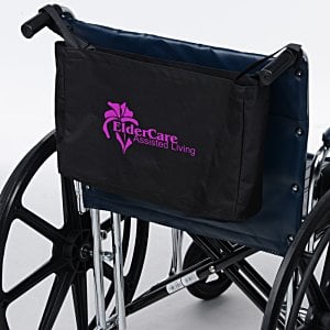 Additional Image 1 - a wheelchair with a purple logo