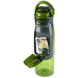 Additional Image 3 - a green water bottle with a lid