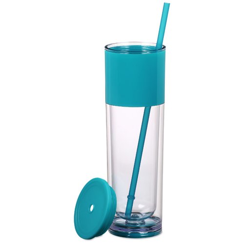 Ice Cool Tumbler with Straw - 16 oz. Image 1 of 1