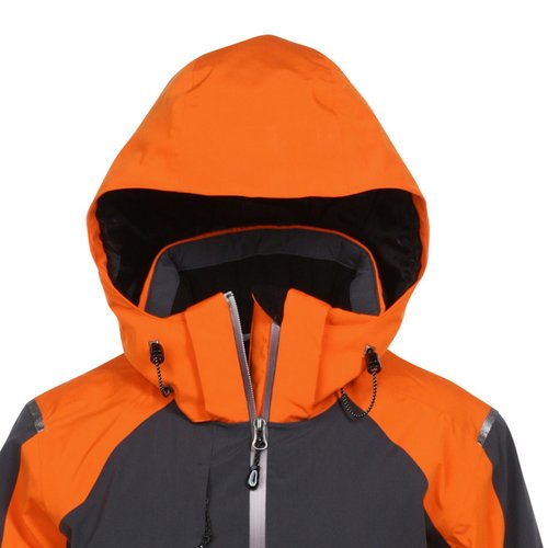 Additional Image 2 - a person wearing an orange and black jacket