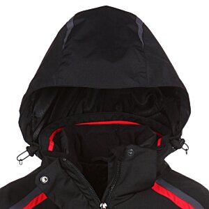Additional Image 3 - a black jacket with a hood