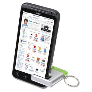 Additional Image 3 - a cell phone with a keychain attached to it