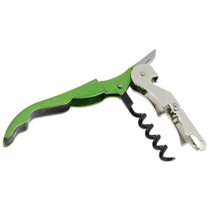 Additional Image 4 - a green and white corkscrew