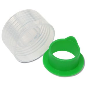 Additional Image 1 - a green ring and a white ring