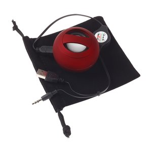 Additional Image 1 - a black square with a red circle on it