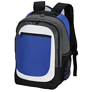 Additional Image 1 - a blue and black backpack