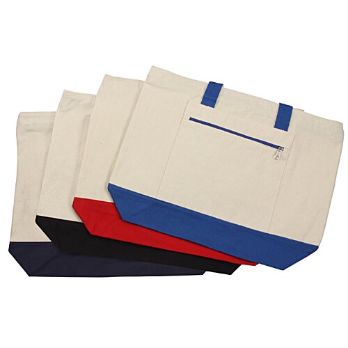 Additional Image 1 - a group of white boxes with blue and red stripes