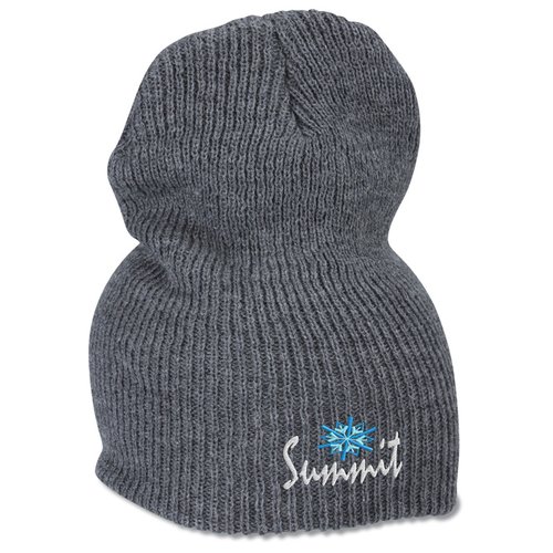 Additional Image 1 - a grey beanie with a logo on it