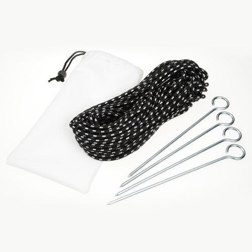 Additional Image 1 - a black string and a few metal pins