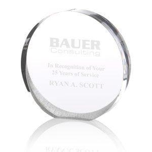 Additional Image 1 - a white circle with black text