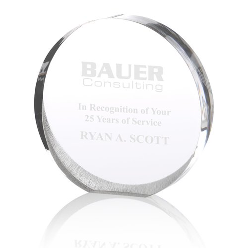 Additional Image 1 - a white circle with black text