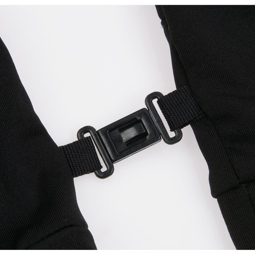 Additional Image 4 - a black strap on a black shirt