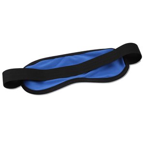 Additional Image 1 - a blue eye mask with black straps