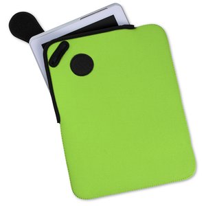 Additional Image 1 - a green card holder with black buttons