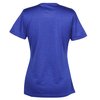 View Image 2 of 2 of Pro Team Heathered Performance V-Neck Tee - Ladies' - Screen