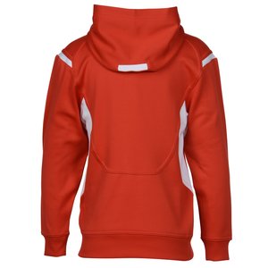 Additional Image 1 - a red sweatshirt with white stripes