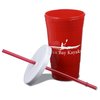 View Image 2 of 2 of Reusable Party Tumbler with Straw - Closeout