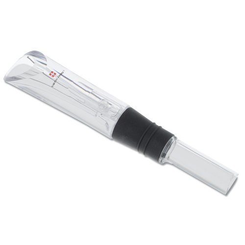 Additional Image 2 - a white pen with black cover