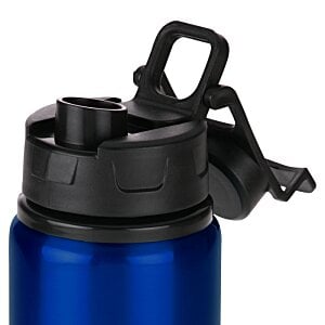 Additional Image 1 - a close up of a blue water bottle