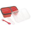 View Image 4 of 4 of Collapsible Two-Section Food Container