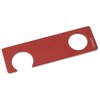 View Image 3 of 3 of Flat Out Aluminum Bottle Opener - Closeout