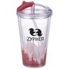 View Image 3 of 3 of Soundwave Dome Top Tumbler - 16 oz. - Closeout