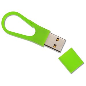 Additional Image 1 - a green usb flash drive