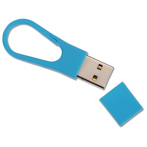 Additional Image 1 - a blue usb flash drive