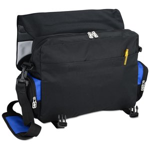 Additional Image 1 - a black bag with blue straps