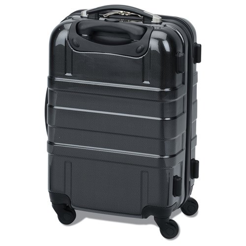 Additional Image 3 - a black suitcase with wheels