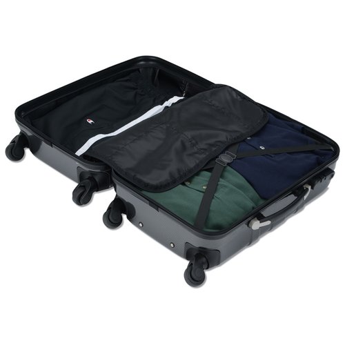 Additional Image 5 - a black suitcase with wheels