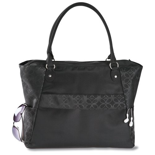 Additional Image 1 - a black purse with a handle