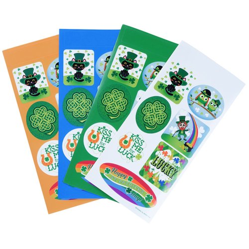 Super Kid Sticker Sheet - St. Patrick's Day Image 1 of 1
