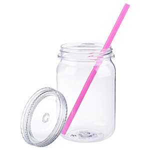 Additional Image 1 - a jar with a straw
