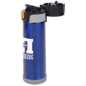 Additional Image 1 - a blue lighter with a black cap
