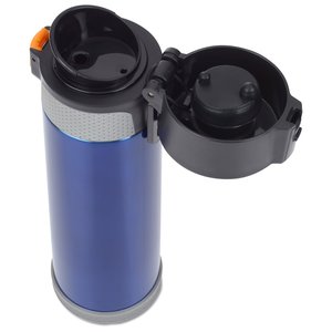 Additional Image 2 - a blue cylinder with black lid