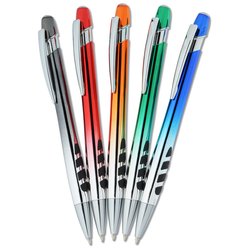 a group of pens in a fan