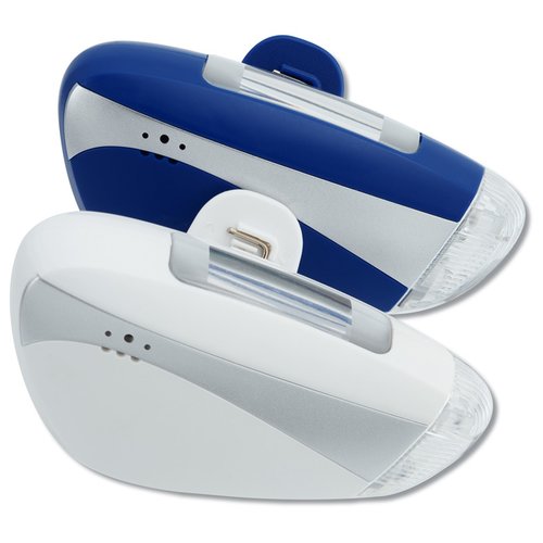 Additional Image 4 - a pair of blue and white objects
