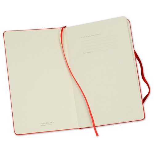 Moleskine Hard Cover Notebook - 8-1/4" x 5" - Ruled Lines Image 2 of 4