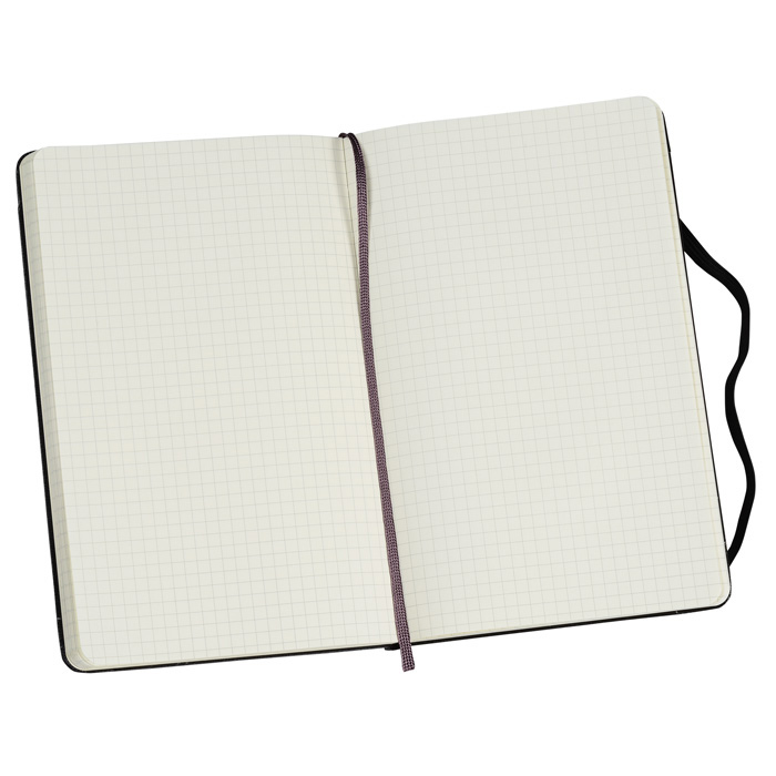 Moleskine Hard Cover Notebook - 8-1/4 x 5 - Graph Lines
