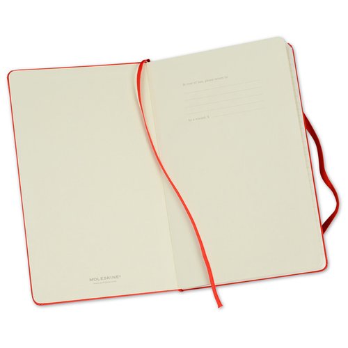 Moleskine Hard Cover Notebook - 8-1/4" x 5" - Ruled - Foil Stamp Image 3 of 4