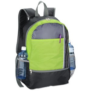 Additional Image 1 - a green and black backpack