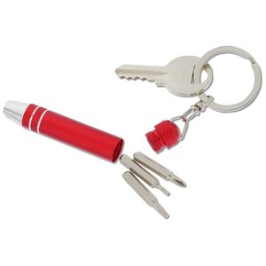 Additional Image 2 - a key chain with a pen and a keychain