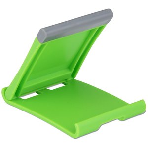 Additional Image 2 - a green plastic stand with grey handle
