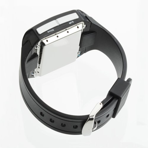 Additional Image 2 - a black watch on a white background