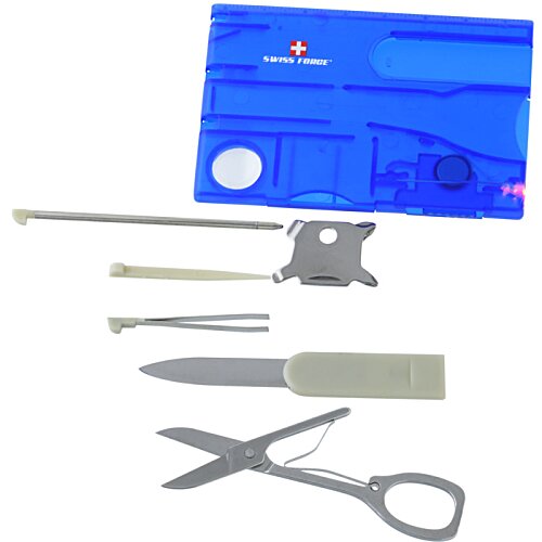 Additional Image 2 - a blue card with scissors and a blue card