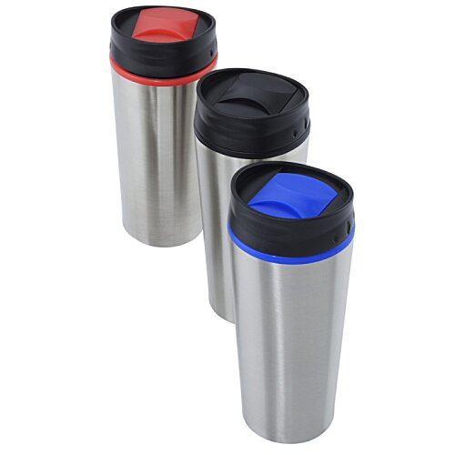 Additional Image 2 - a group of silver and black cups