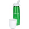 View Image 2 of 4 of PolySure Sip and Pour Water Bottle with Flip Lid - 28 oz.
