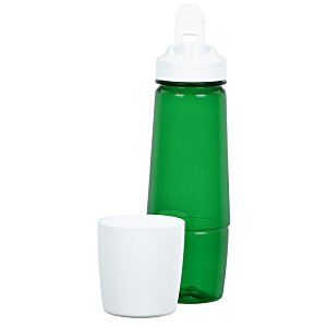 Additional Image 1 - a green bottle and a white cup