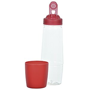Additional Image 3 - a white and red water bottle and a red cup